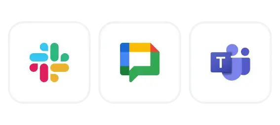 Chat app logos