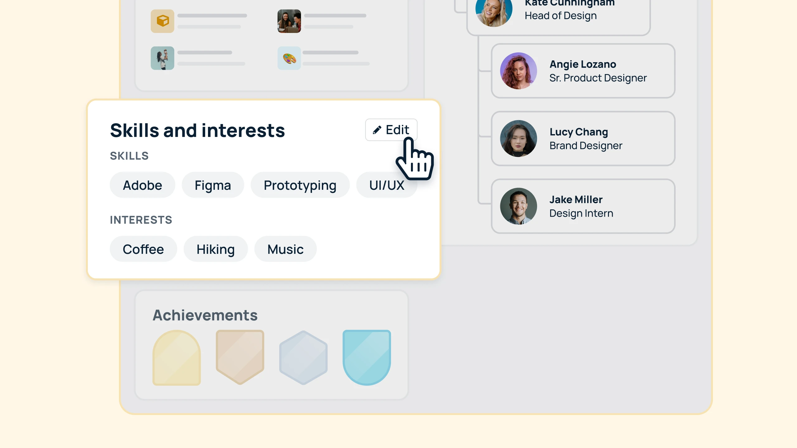 GoProfiles for Employee Engagement: Interactive video walkthrough of the GoProfiles Skills and Interests feature