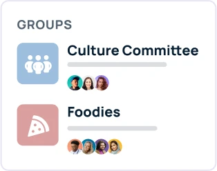 GoProfiles employee groups feature