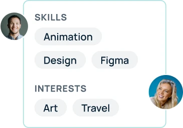 GoProfiles employee skills and interests feature